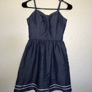 Padded Demin mini dress